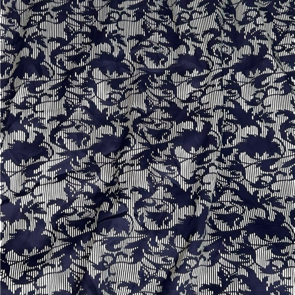 Shabby Apple Ball Gown Maxi Skirt Navy White Floral cotton Full Formal Size 8 - Picture 8 of 11